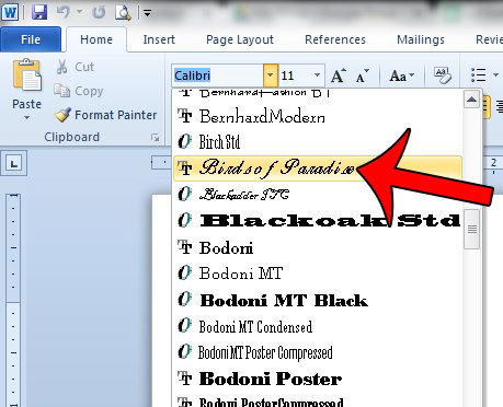 Download Fonts For Word 2010